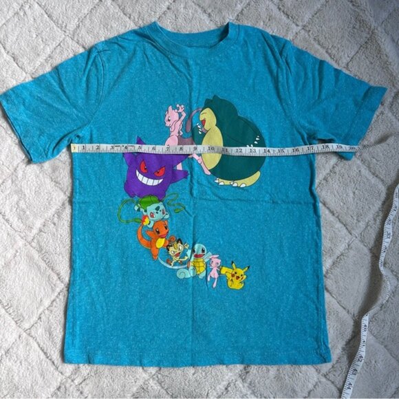 Pokemon | Vintage Blue Gen 1 Pokemon Short Sleeve Tee | Size Large - Picture 5 of 6